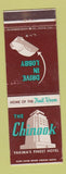 Matchbook Cover - Chinook Hotel Yakima WA