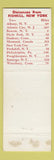 Matchbook Cover - Bill Bardo's Fishkill Motel NY