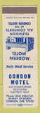 Matchbook Cover - Condon Motel Condon OR