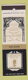 Matchbook Cover - Lafayette House Foxboro MA