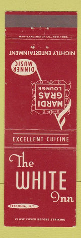 Matchbook Cover - The White Inn Fredonia NY Mardi Gras Lounge