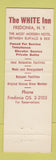 Matchbook Cover - The White Inn Fredonia NY Mardi Gras Lounge