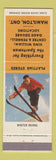 Matchbook Cover - Playtime Stores Hamilton ON Sporting Goods SNOW SKIING