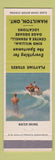 Matchbook Cover - Playtime Stores Hamilton ON Sporting Goods WATER SKIING