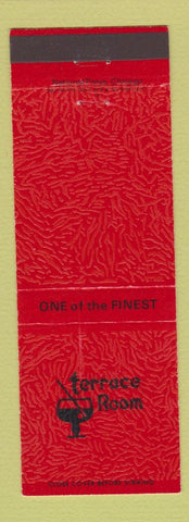 Matchbook Cover - Terrace Room Deluxe Motel Mentor OH