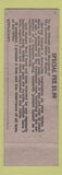 Matchbook Cover - Eagles Club State Convention Fort Wayne IN