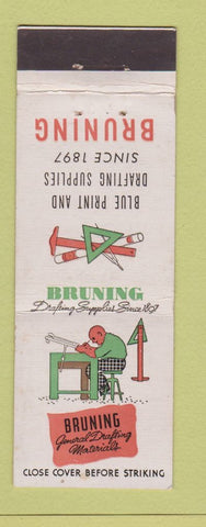 Matchbook Cover - Bruning Drafting Supply