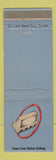 Matchbook Cover - National Broach and MAChine Detroit MI