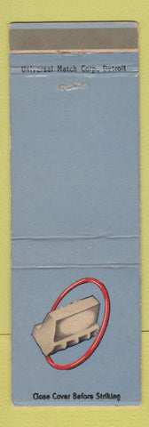 Matchbook Cover - National Broach and MAChine Detroit MI