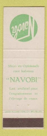 Matchbook Cover - Navobi Belgium Retie Dessel