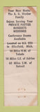 Matchbook Cover - Hathaway House Blissfield MI WEAR