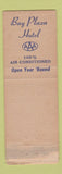 Matchbook Cover - Bay Plaza Hotel St Petersburg FL WORN