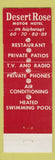 Matchbook Cover - Desert Rose Motor Hotel Phoenix AZ
