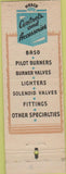 Matchbook Cover - Milwaukee Gas Specialty Co WI
