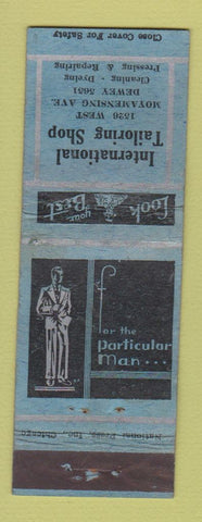 Matchbook Cover - International Tailoring Shop Philadelphia PA WEAR