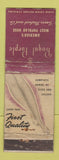 Matchbook Cover - Royal Purple Stocking Hose Sears Roebuck WORN