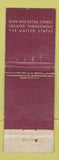 Matchbook Cover - Royal Purple Stocking Hose Sears Roebuck WORN