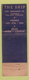 Matchbook Cover - Madison Kedzie Club Chciago IL WORN