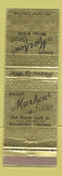 Matchbook Cover - Joseph Markow Flowers Richmond VA