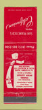 Matchbook Cover - Hotel Californian San Francisco CA