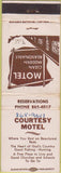 Matchbook Cover - Courtesy Motel Orland? CA