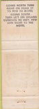 Matchbook Cover - Courtesy Motel Orland? CA