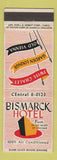 Matchbook Cover - Bismarck Hotel Chicago IL