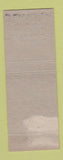 Matchbook Cover - Hotel Frontenac Winnipeg MB