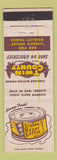 Matchbook Cover - Linden House Coffee Twin County Grocery NJ WORN