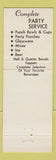 Matchbook Cover - Lucky Lager's Aberdeen SD MISCUT