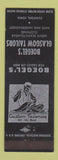 Matchbook Cover - Boegel's Glasgow Tailors Clinton IA men's clothes