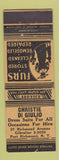 Matchbook Cover - Christie Di Giulio Women's Clothes Port Richmond NY