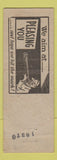Matchbook Cover - Commercial Hotel Italian Restaurant Sacramento CA ADVANCE
