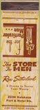 Matchbook Cover - Ross Sutherland Men's clothes Honolulu HI