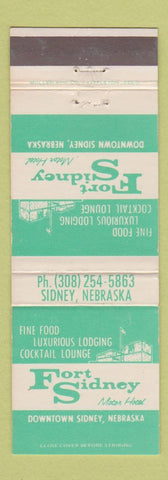 Matchbook Cover - Fort Sidney Motor Hotel Sidney NE