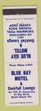 Matchbook Cover - Blue Bay Motel Miami Beach FL