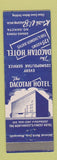 Matchbook Cover - Dacotah Hotel Grand Forks ND