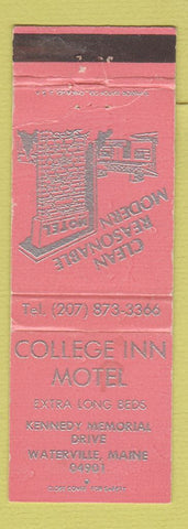 Matchbook Cover - College Inn Motel Waterville ME