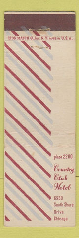 Matchbook Cover - Country Club Hotel Chicago IL