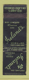 Matchbook Cover - Ireland's Restaurant Portland OR WORN