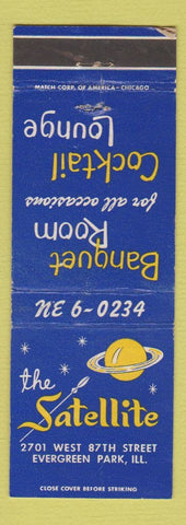 Matchbook Cover - The Satellite Evergreen PARk IL WEAR