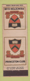 Matchbook Cover - Princeton Club