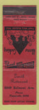 Matchbook Cover - Zenith Restaurant Chicago IL WEAR