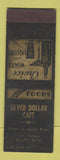 Matchbook Cover - Silver Dollar Cafe SAMPLE