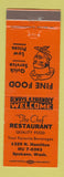 Matchbook Cover - The Chef Restaurant Spokane WA