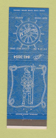 Matchbook Cover - The Helm Naval Station Newport IR