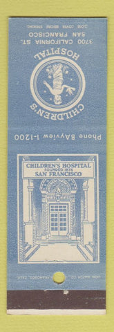 Matchbook Cover - Children's Hospital San Francisco CA