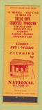 Matchbook Cover - National Cleaning Dyers Toledo OH