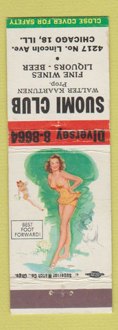 Matchbook Cover - Suomi Club Chicago IL pinup