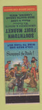 Matchbook Cover - Southtown Fruit Market Lansing MI hillbilly